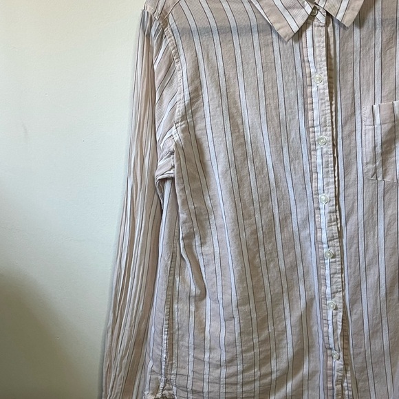 Trovata Birds Of Paradis Striped Top Sz Med - Picture 3 of 7